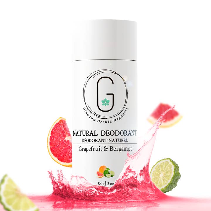 Deodorant - Grapefruit & Bergamotte für den Großhandel von Glowing Orchid Organics