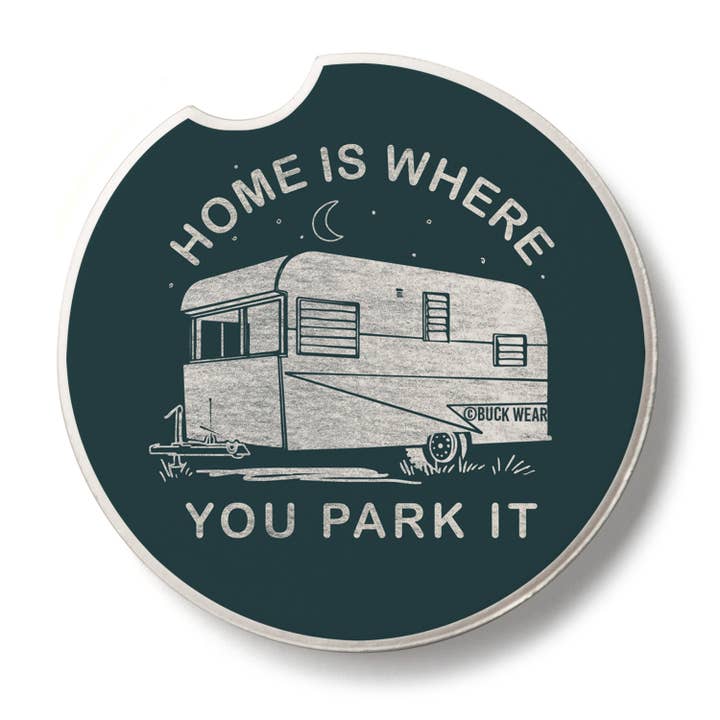 Posavasos de piedra absorbente para coche "Park It" 1 unidad para venta al por mayor de CounterArt/Highland Home/Thirstystone