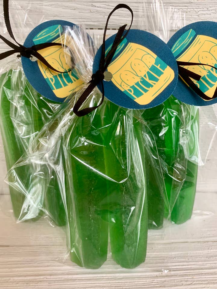Dill Pickle Soap Gift | Novelty gift for wholesale by Plunk Soap and Candle Company