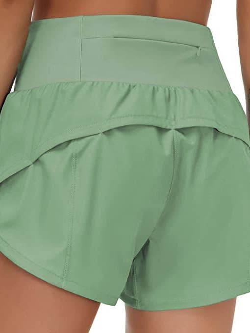 Rosa Clothing - Wholesale Shorts - Women's - athletic workout high-rise short w back pocket - 29 colors