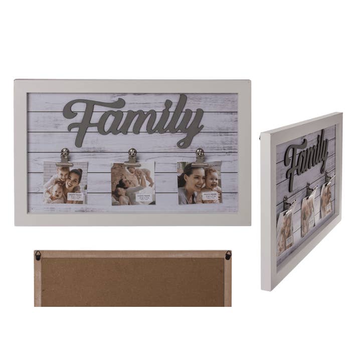 Weißer Holzrahmen, Familie, für den Großhandel von Out of the blue KG