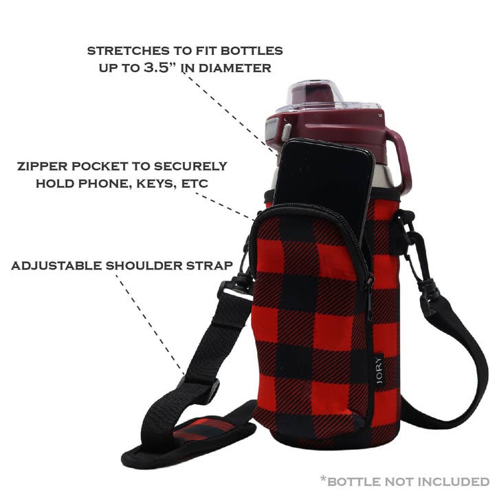 Seriously Shea - Wholesale Crossbody Bag - Unisex - Fall Holiday Cross Body Bag | Red Buffalo Plaid3