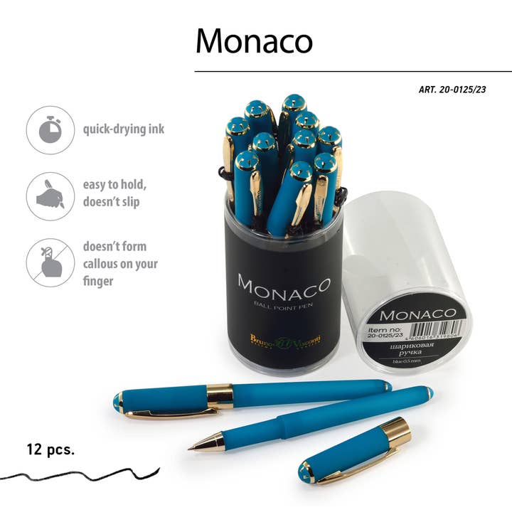 BV by Bruno Visconti - Wholesale Pen - Monaco - Turquoise