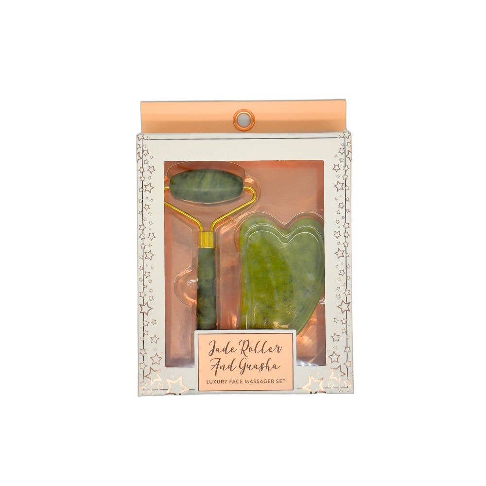 Lindo - Wholesale Gua Sha Tool - Lindo Jade Roller Guasha Kit - Travel Size