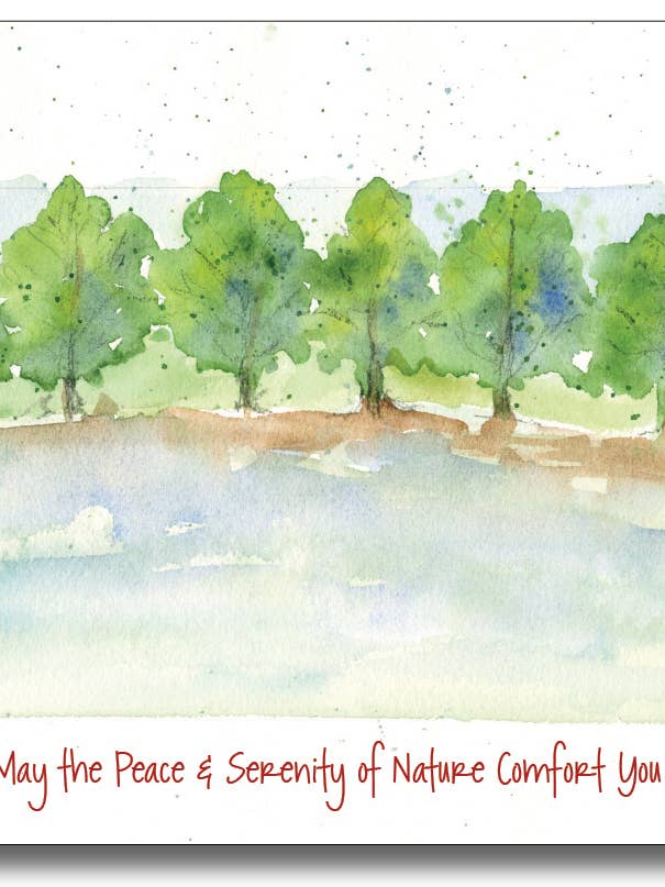 Row of Trees for wholesale by WORDS & WATERCOLORS BY PEG CONLEY