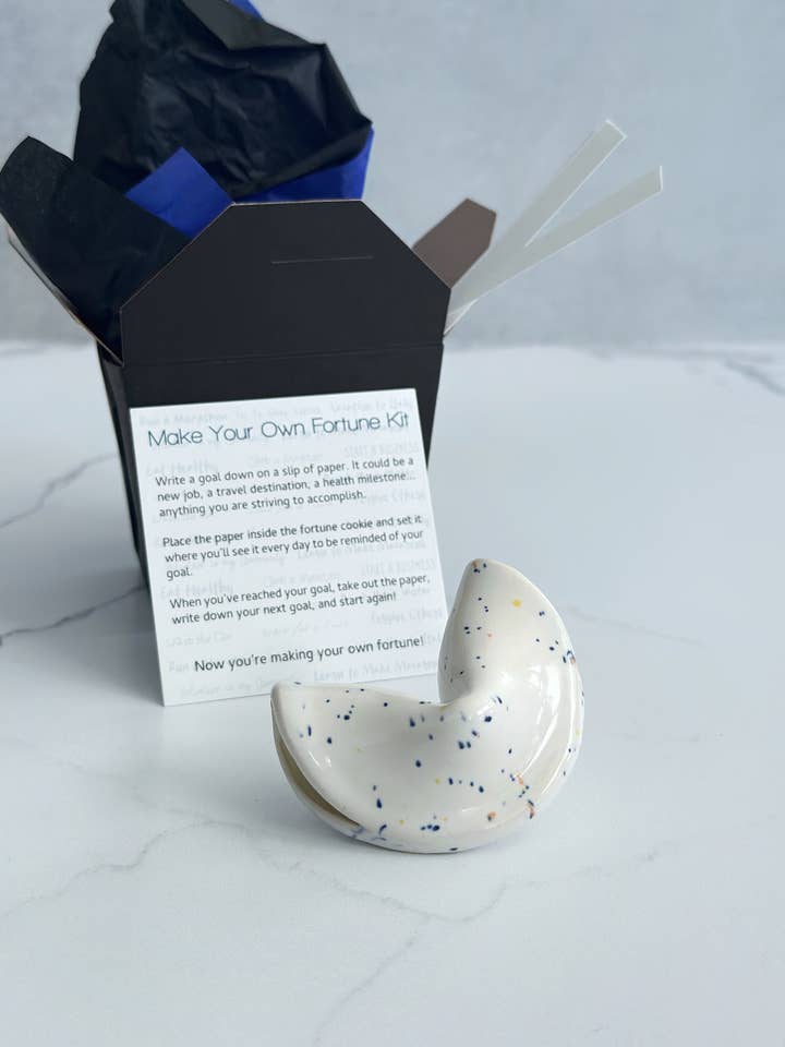 Speckled White Make Your Own Fortune Kit for wholesale by Late Wake Artworks