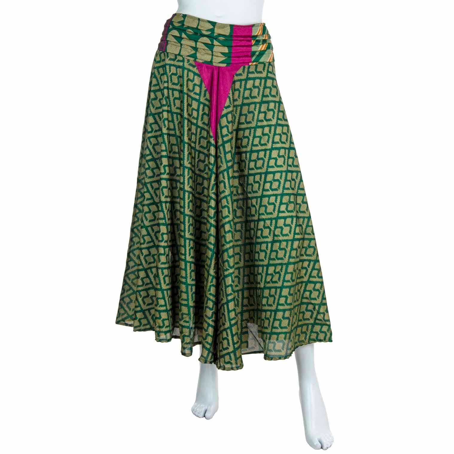 Siesta – Großhandel Hose – Unisex – Recycelte Sari-Palazzo-Hose1