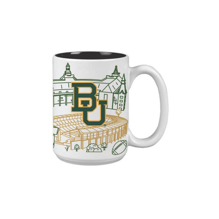Indigo Falls - Wholesale Coffee Mug - 15oz Baylor Bears Campus Java Mug1