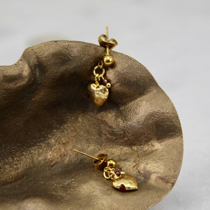 Veluna - Wholesale Dangle earrings - Serendipity Heart Earring2