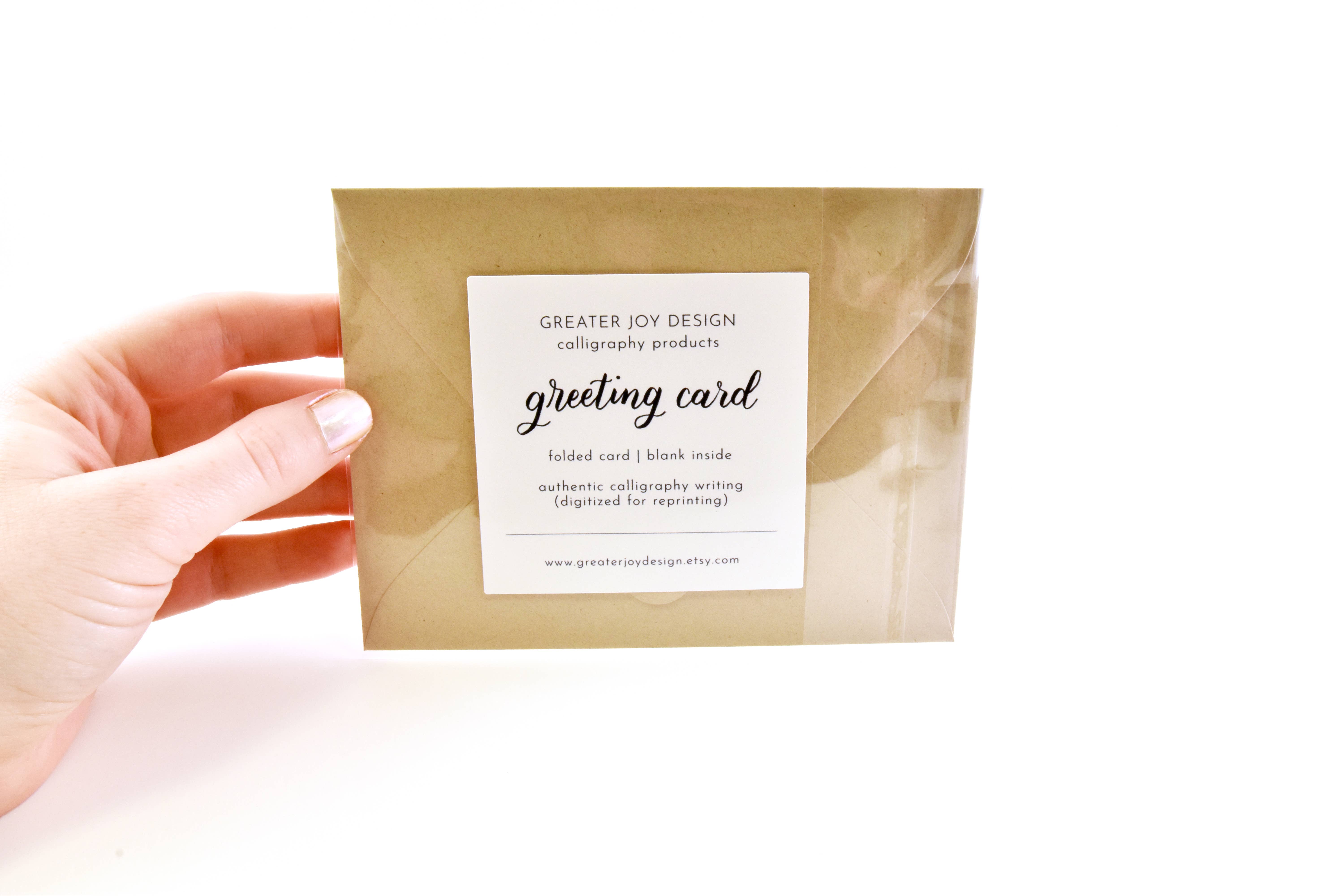 Greater Joy Design - Wholesale Encouragement Card - Greeting Card - I'm Here for You4