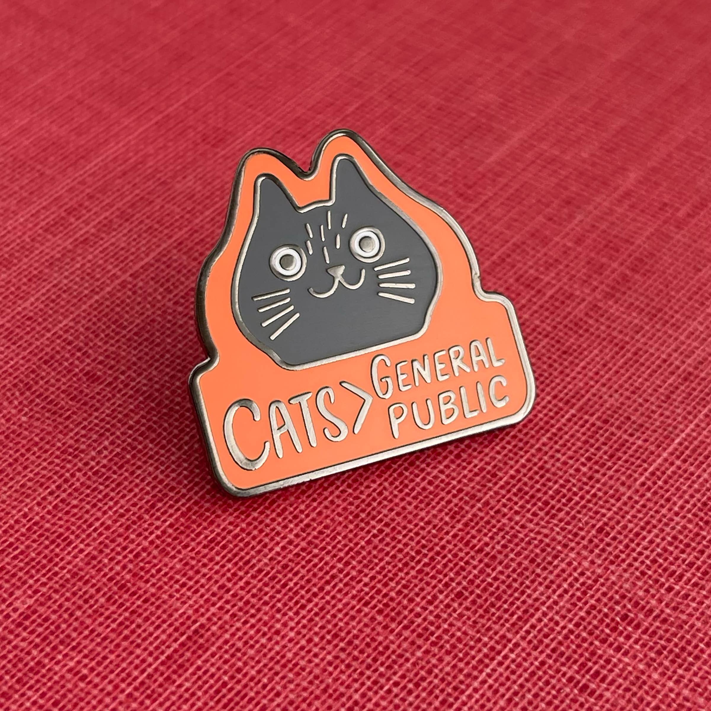 Paper Parasol Press - Wholesale Lapel Pin/Button - Cats > General Public1