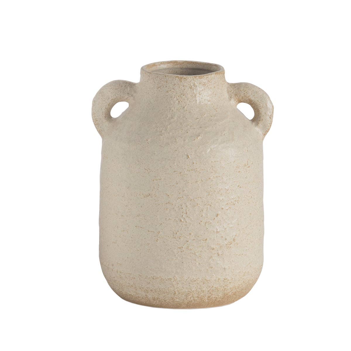 Andrea House - Wholesale Vase - Beige ceramic vase Sicily1