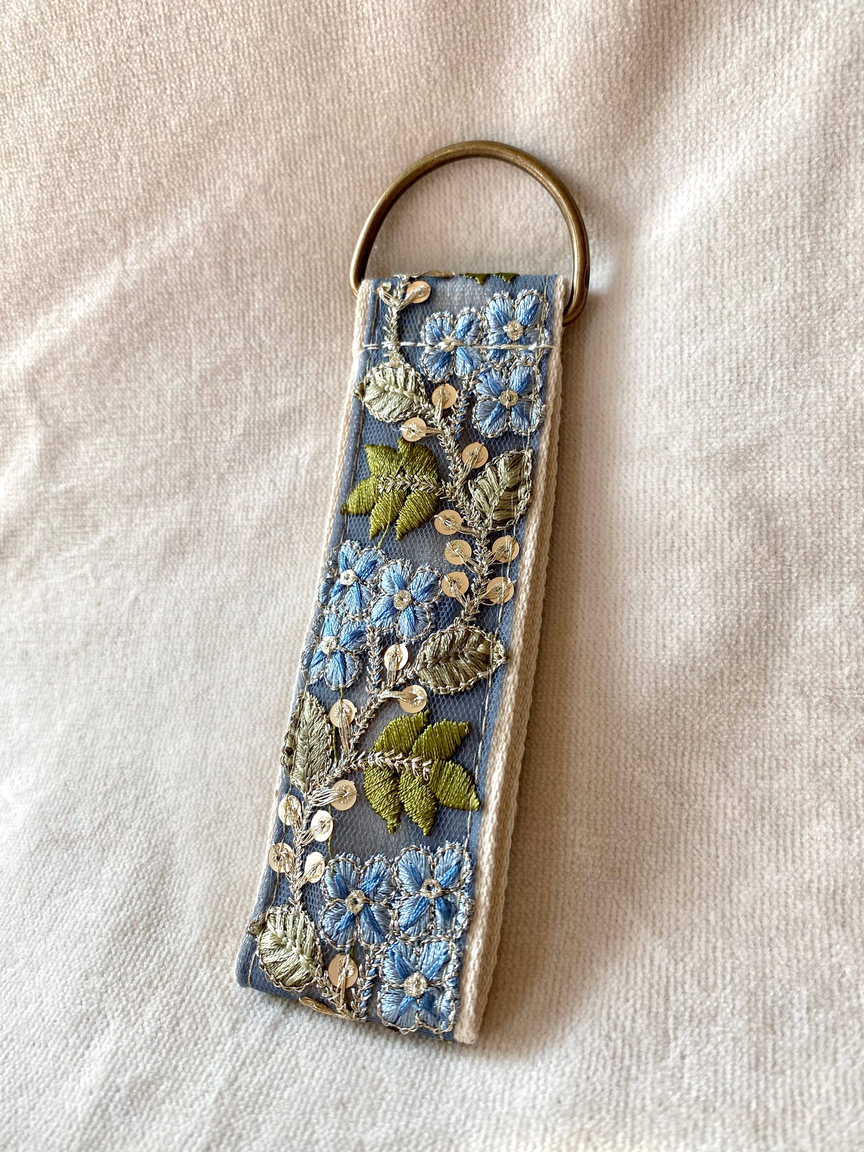 Temple of Treasure - Wholesale Keychain - Women's - Harvest Grapes in Blue - floral keychain - autumn gifts 2