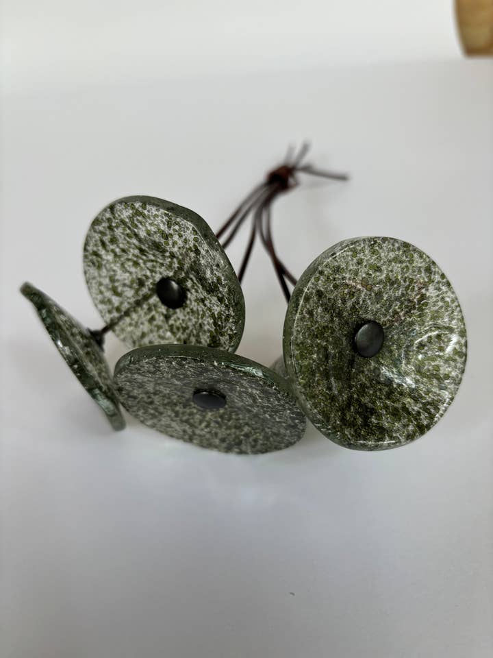 Small Glass Flower For Outside In Moss On Flexible Stem for wholesale by CARNEOL GLASS