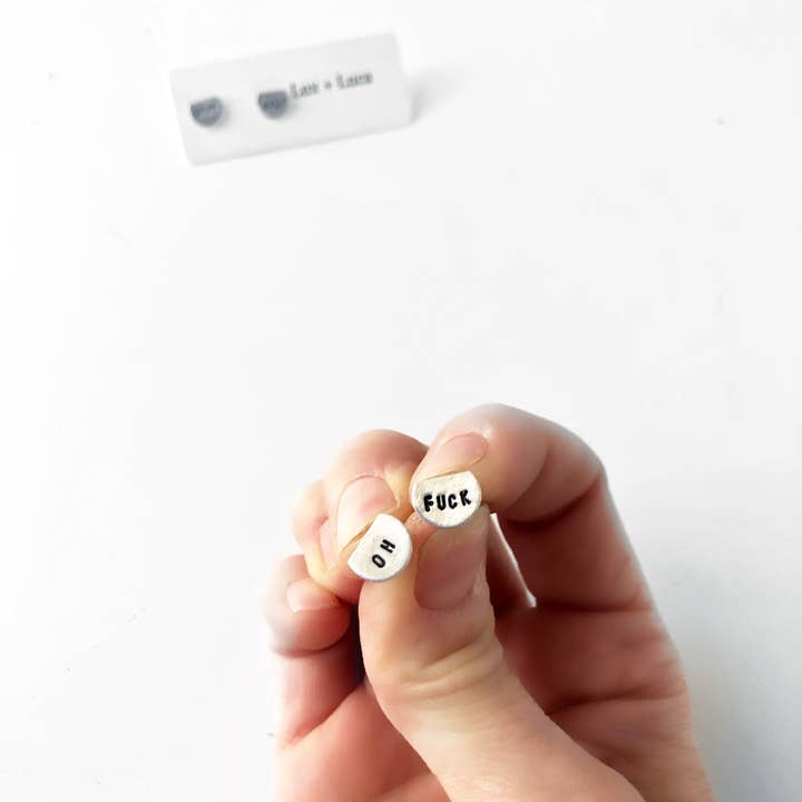 Snarky Stud Earrings for wholesale by Lux + Luca Jewelry Co.