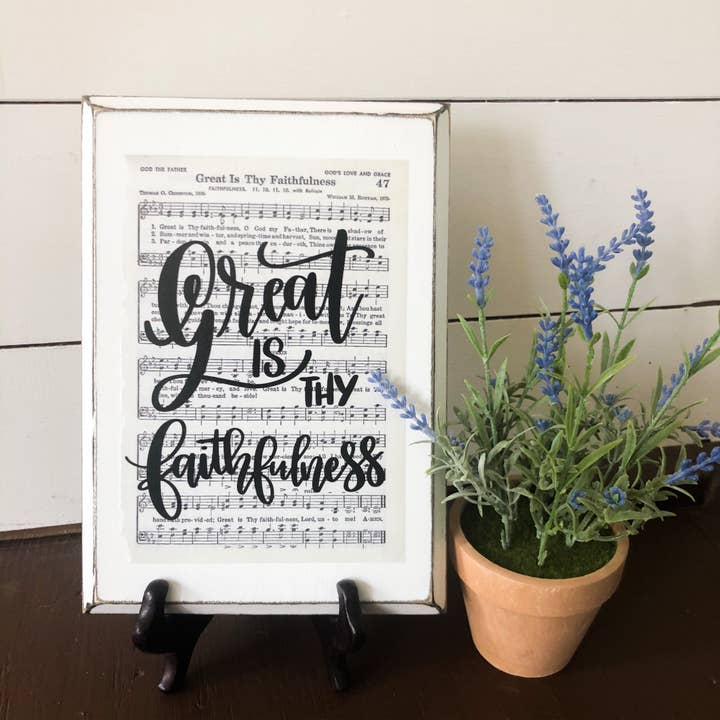 Great Is Thy Faithfulness for wholesale by Imperfect Dust