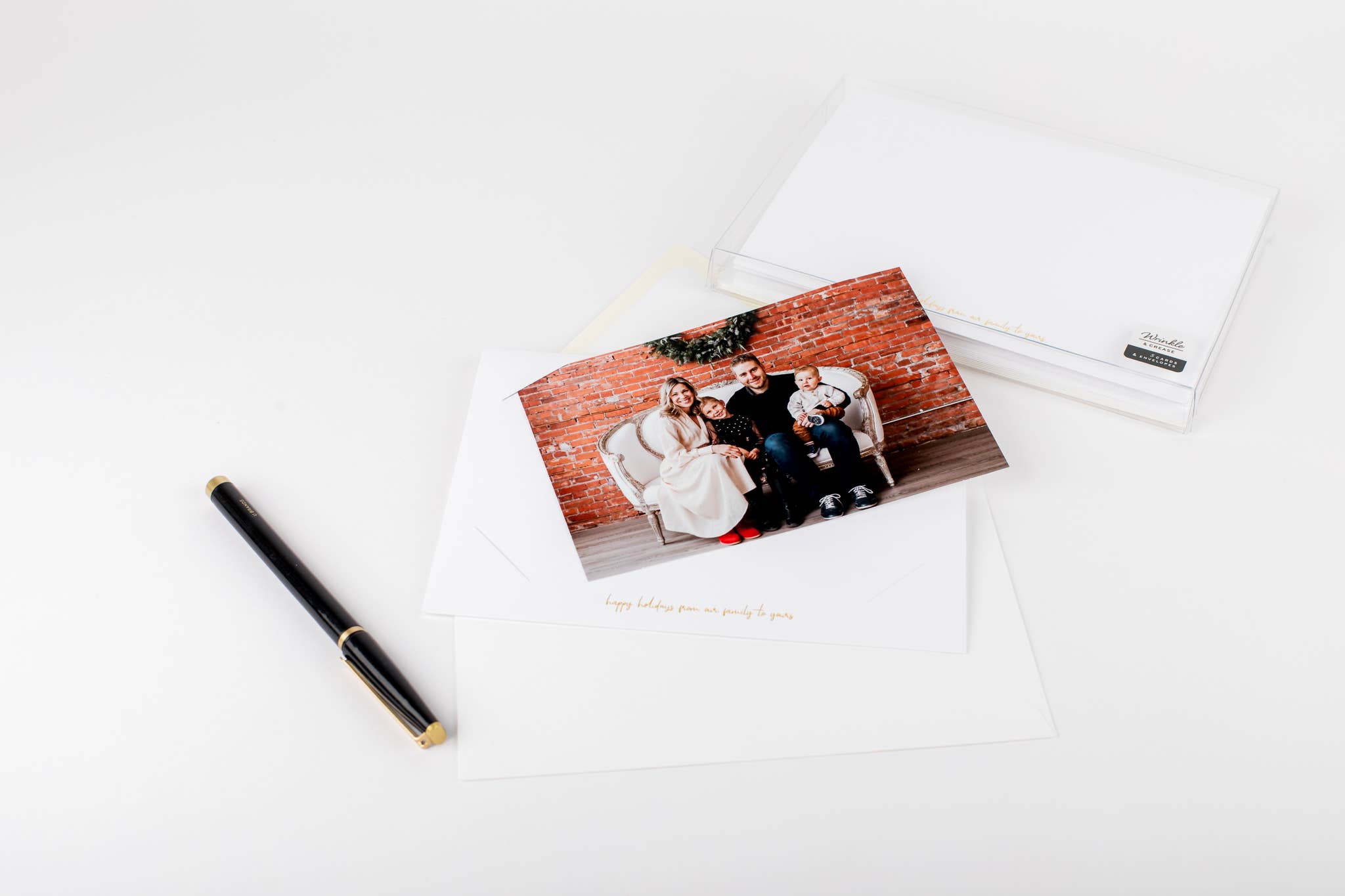 Wrinkle & Crease Paper Products - Wholesale Christmas Card - Holiday Photo Card3