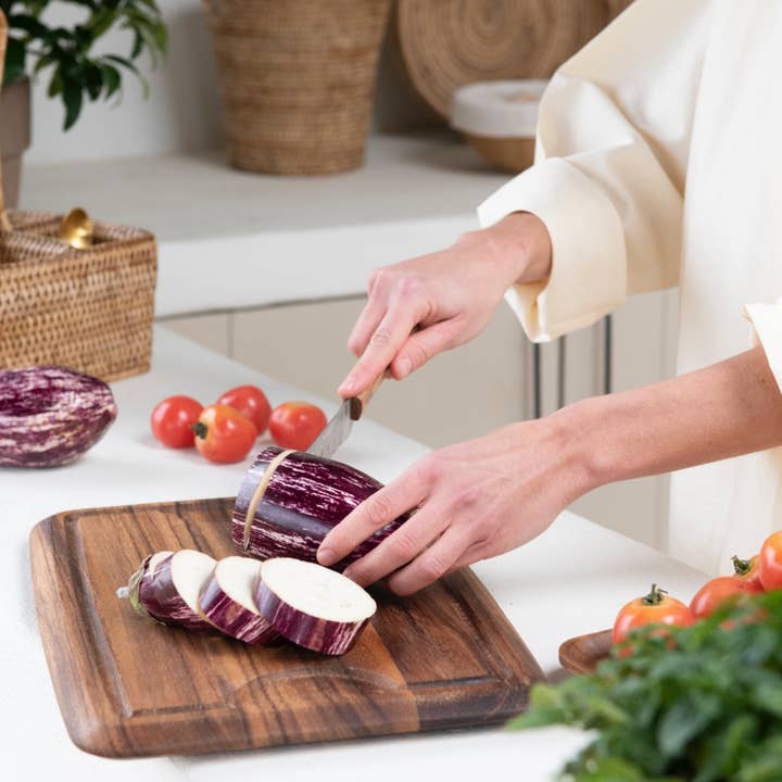 Tabla de corte de madera de acacia 26 cm para venta al por mayor de Andrea House