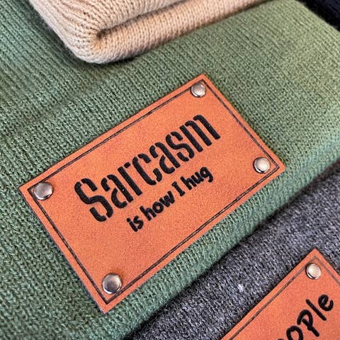 Flow Art Studios - Wholesale Beanie - Women's - Sarcasm and Funny Beanie Hats For Winter (5 Beanies)