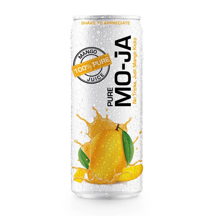 Pure Mo-Ja – wholesale Fruit juice – 100% Pure Mango Juice 320ml (Pack of 12)