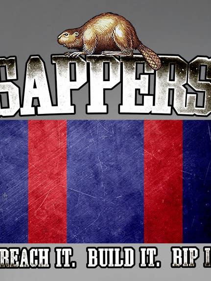 Sappers Breach Build BIP raamsticker voor wholesale door Canada for Victory