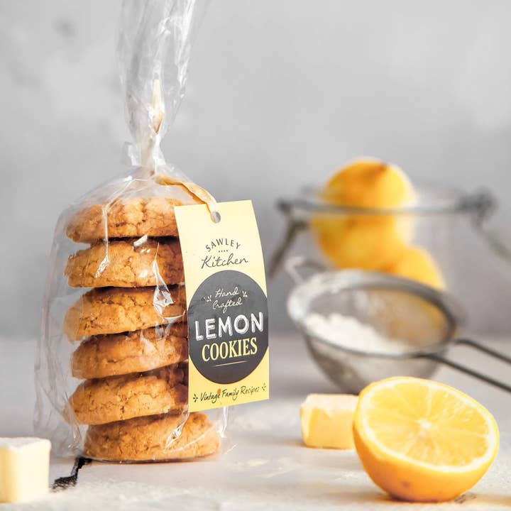 Lemon Cookies - Yorkshire Biscuits for wholesale by Sawley Kitchen