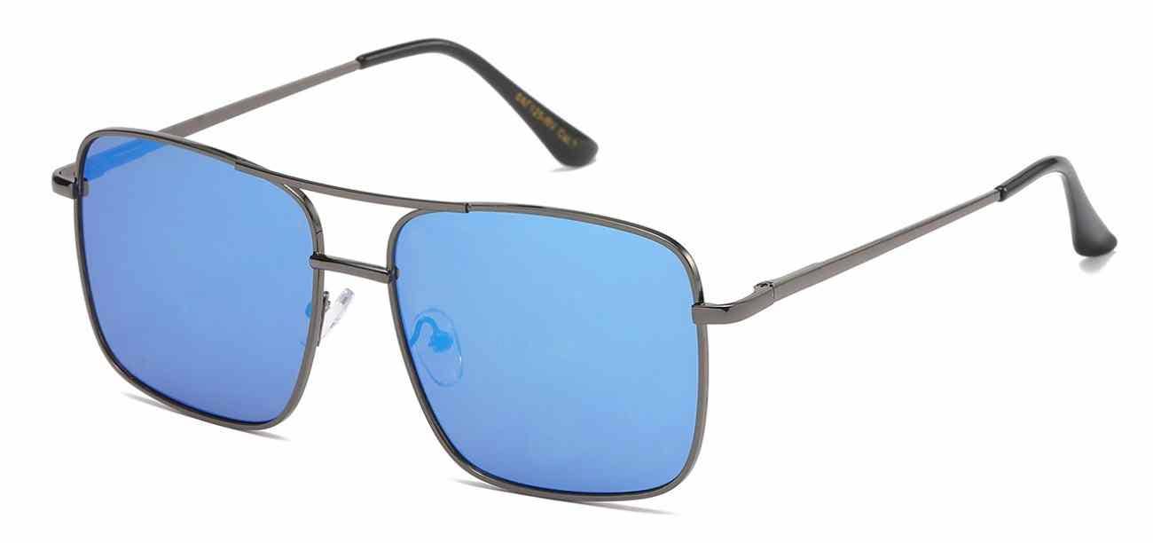 Sunrayzz Imports - Vente Lunettes de soleil – unisexe - AirForce Square Métallique Aviateur af137-rv0