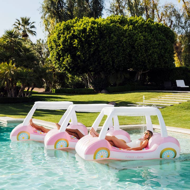 FUNBOY - Wholesale Inflatables - FUNBOY x Malibu Barbie™ Golf Cart Pool Float1