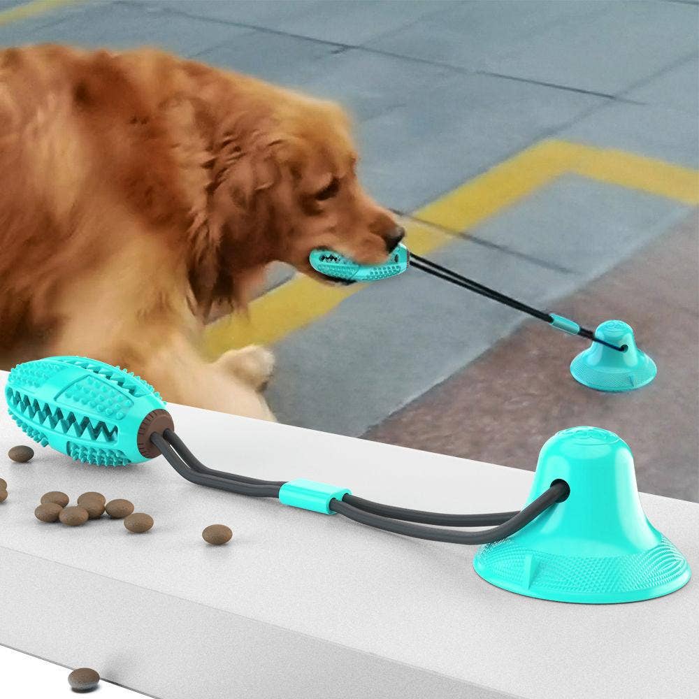 Pet Life - Wholesale Pet Toy - Dog - Pet Life Grip N' Play Treat Ball Shaped Suction Cup Dog Toy6