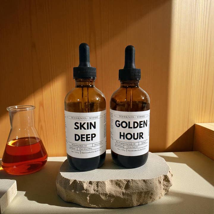 Sunward Duo : Glow and Nurture for wholesale by Woodknots + Whimsy