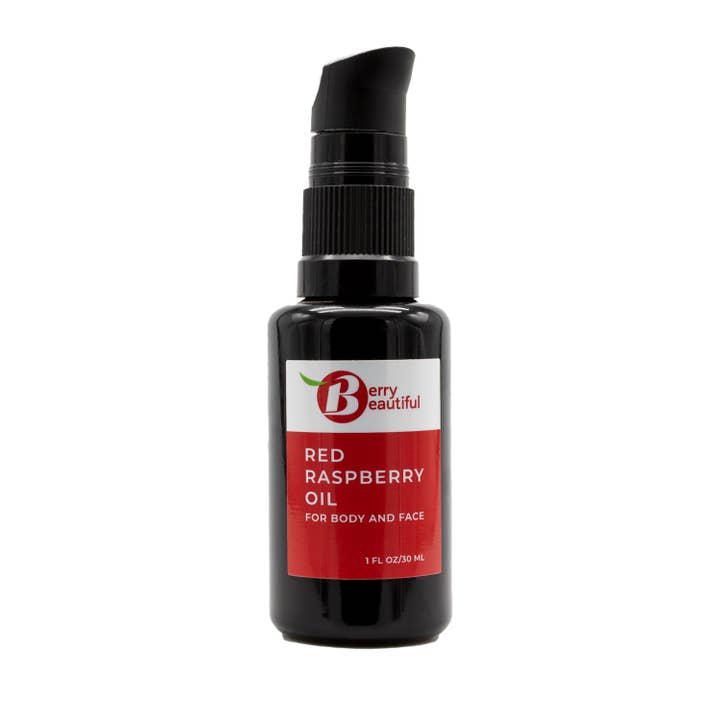 Huile de graines de framboise rouge - 1 fl oz (30 ml) pour la vente par Berry Beautiful