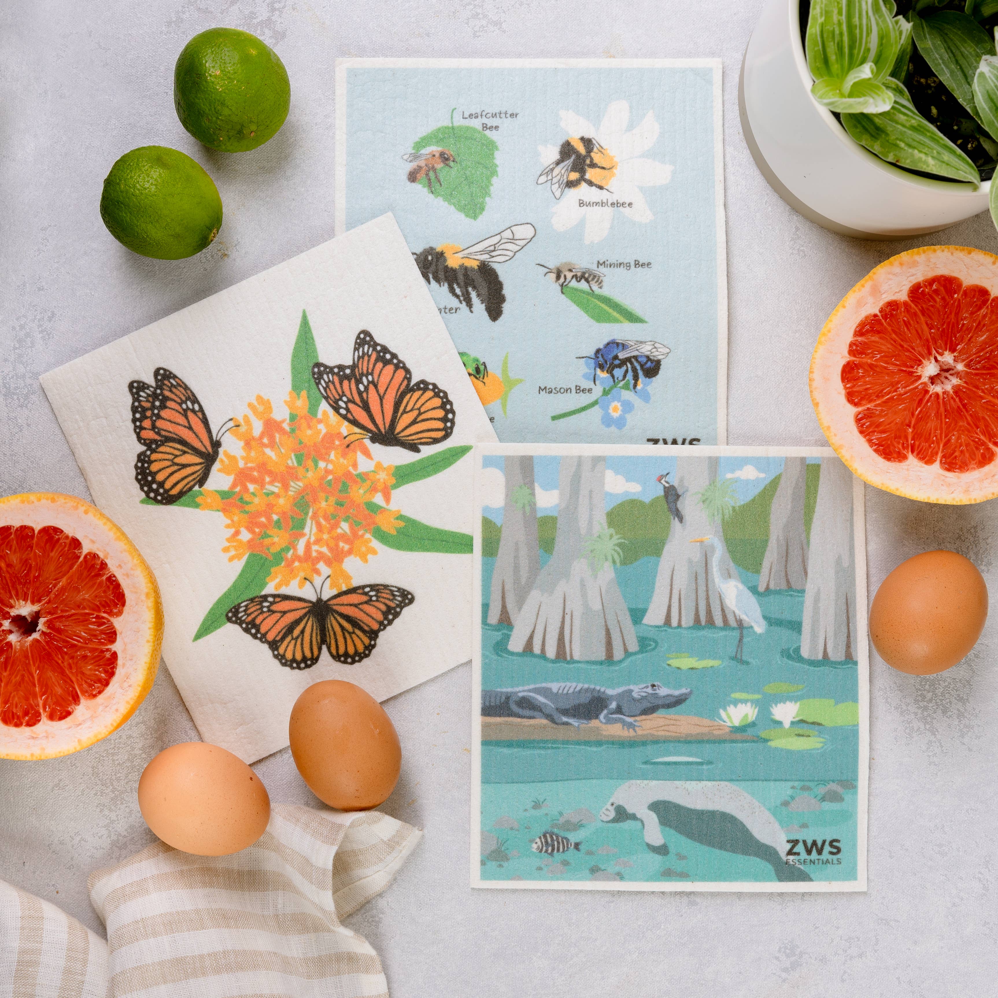 ZWS Essentials - Wholesale Dishcloth - Reusable Sponge Cloth - Swedish Dish Cloth17