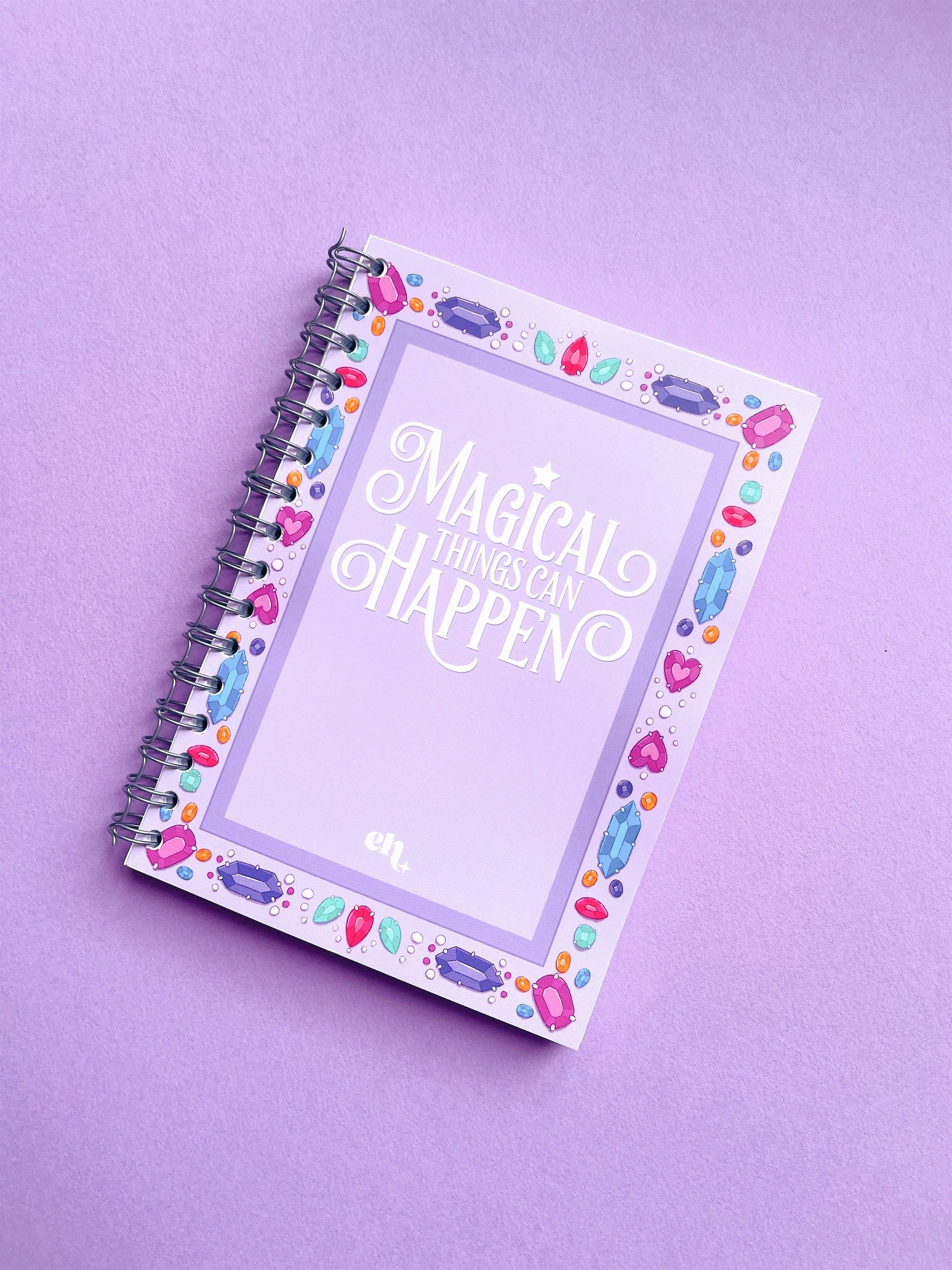 Emily Harvey Art - Vente Cahiers - Carnet ligné à spirale Magical Things Can Happen6