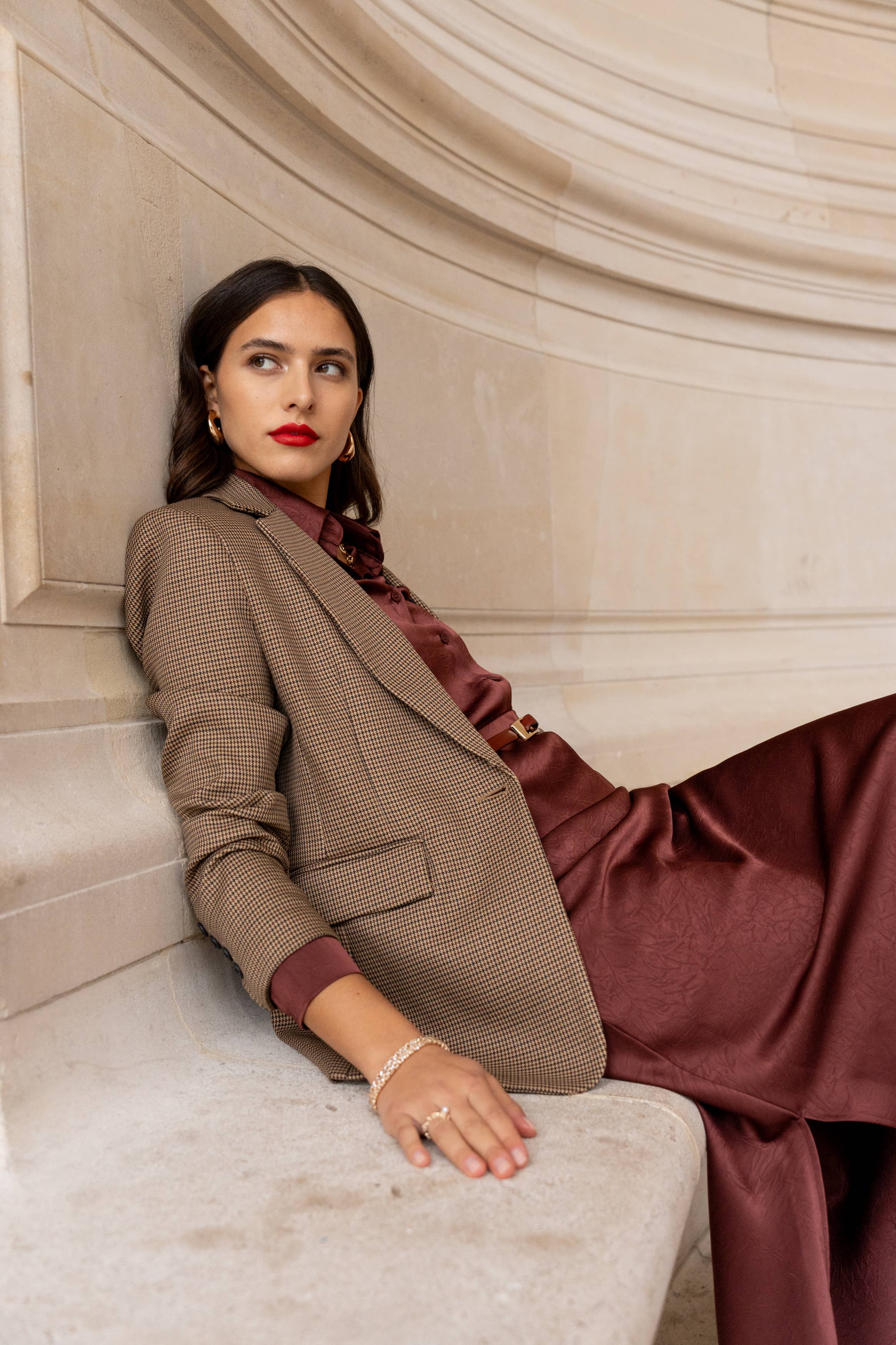 LULUMARY – Großhandel Blazer – Damen – Kariertes Blazer V26312