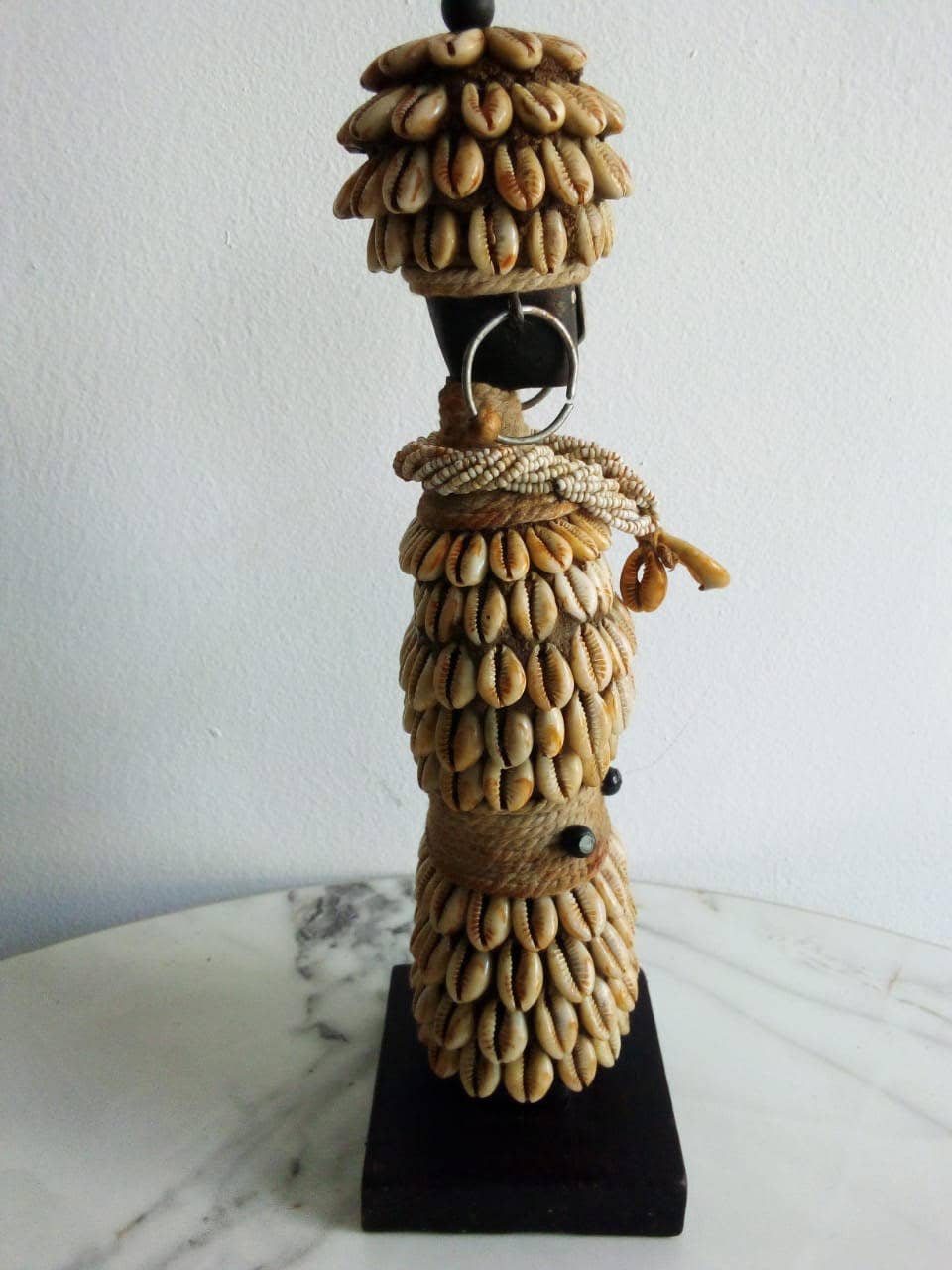 HOME DECOR FR - Wholesale Decorative Figurine - Couple of Namji dolls in cowries5