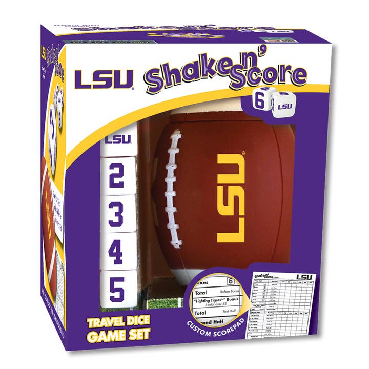 LSU Tigers Shake n' Score for wholesale by Masterpieces Puzzles