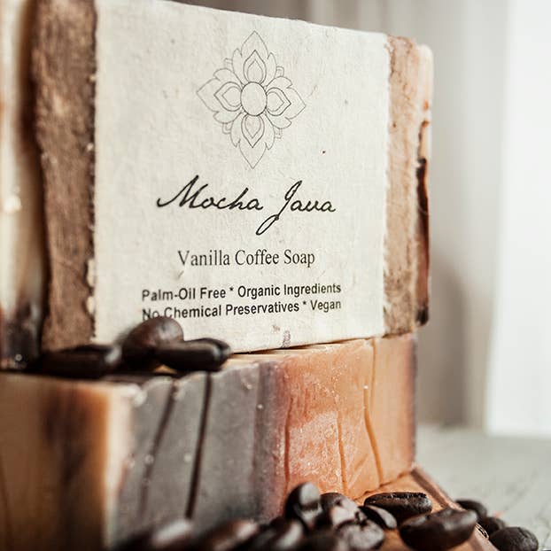 Unearth Malee - Wholesale Bar Soap - Mocha Java Coffee Exfoliation Organic Soap1