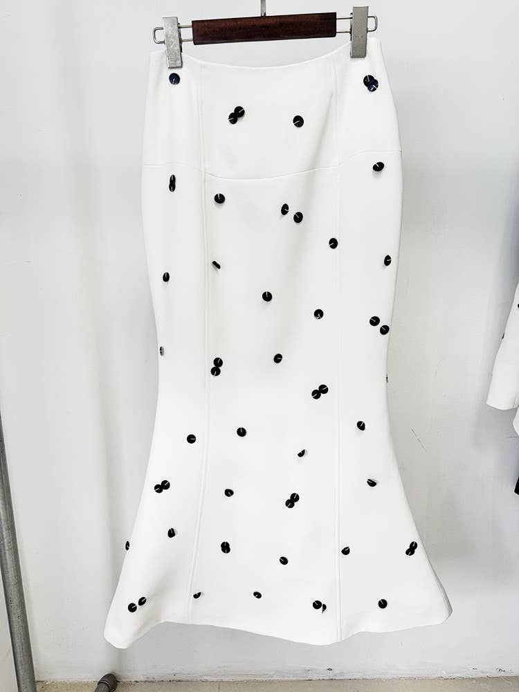 Productseeker - Vendita all'ingrosso Completo top e gonna - Donna - Completo elegante giacca con paillettes e perline e gonna a coda di pesce per bambini 7-8 anni8