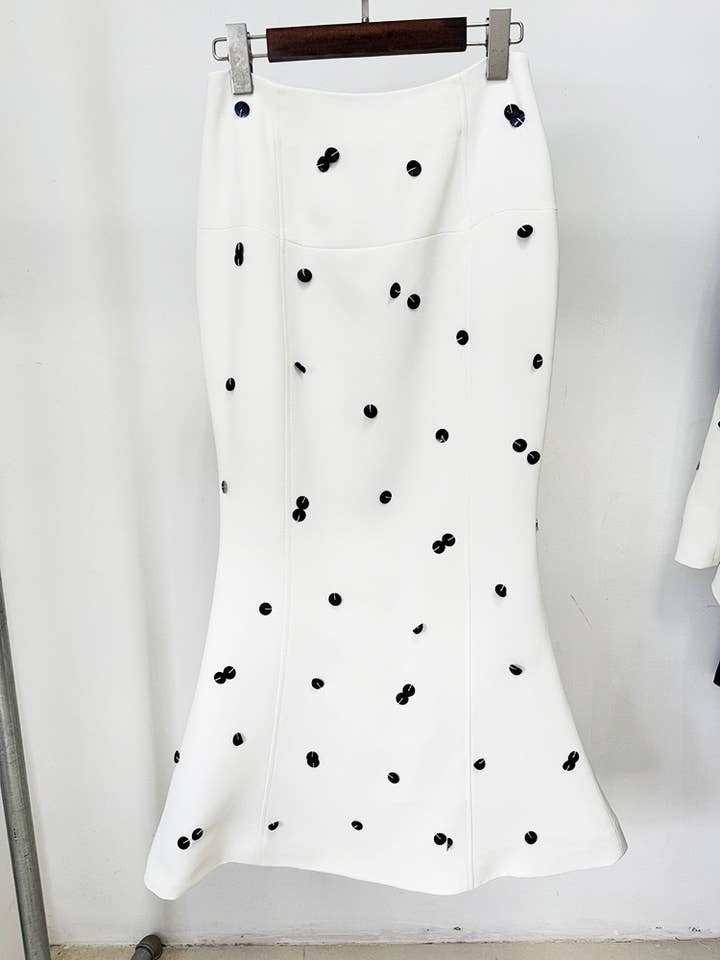 Productseeker - Vendita all'ingrosso Completo top e gonna - Donna - Completo elegante giacca con paillettes e perline e gonna a coda di pesce per bambini 7-8 anni8