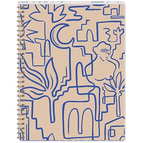 SPIRAL SKETCHBOOK DESTINATIONS LINEWORK for wholesale by Punch Studio