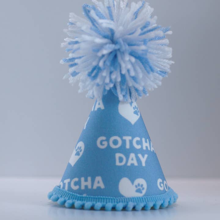 Pup Party Hats - Wholesale Party Hat/Crown - Gotcha Day Blue Party Hat
