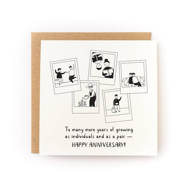 Kwohtations - Wholesale Anniversary Card - Polaroid Anniversary Card