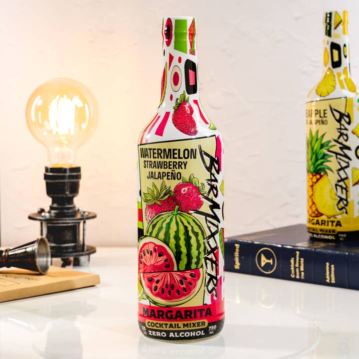 Cocktail Mixer Watermelon Strawberry Jalapeño Margarita for wholesale by Bar Mixxers