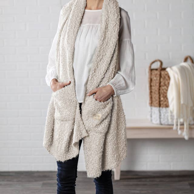 DEMDACO - Wholesale Wrap - Women's - Giving Shawl - Cream4