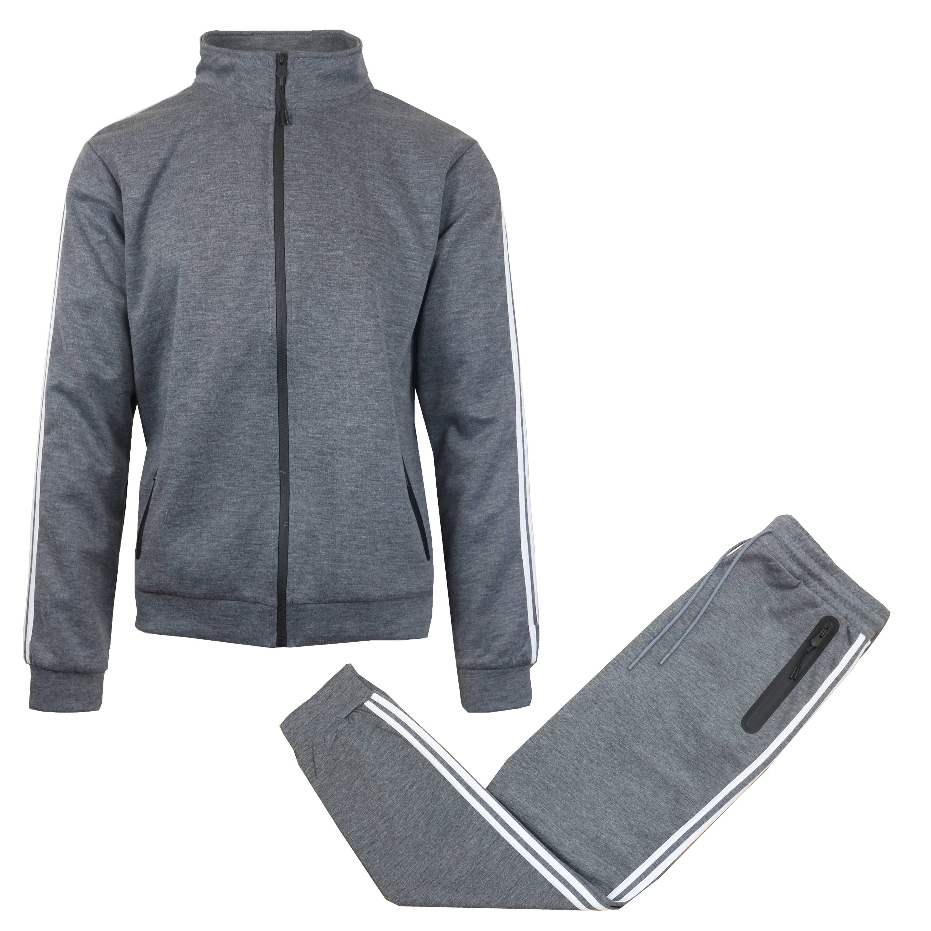 Galaxy By Harvic - Wholesale Activewear Set - Men's - Men's Tech Fleece Sweatshirt And Jogger 2 Piece Set3