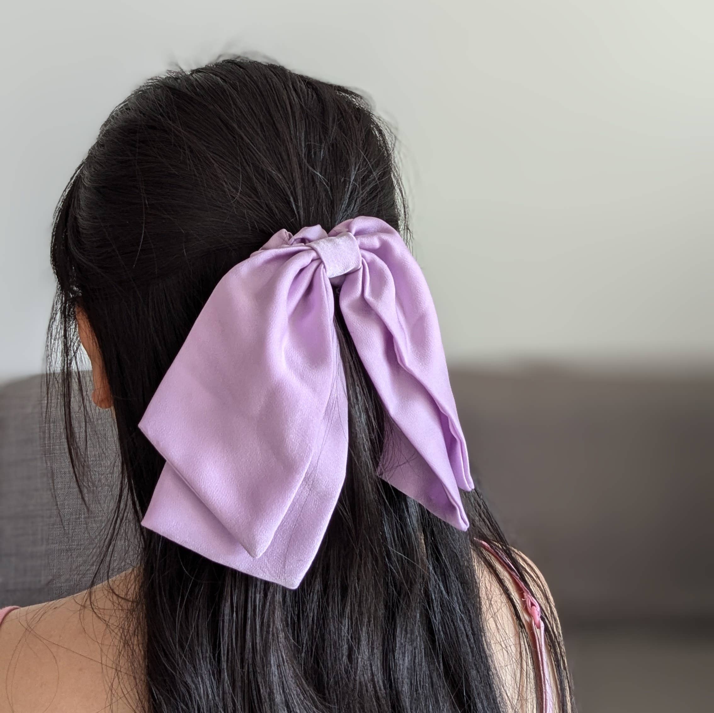 Janzy – Engroshandel Scrunchie – Kvinder – Håndlavede silkesatin hårbuescrochies0