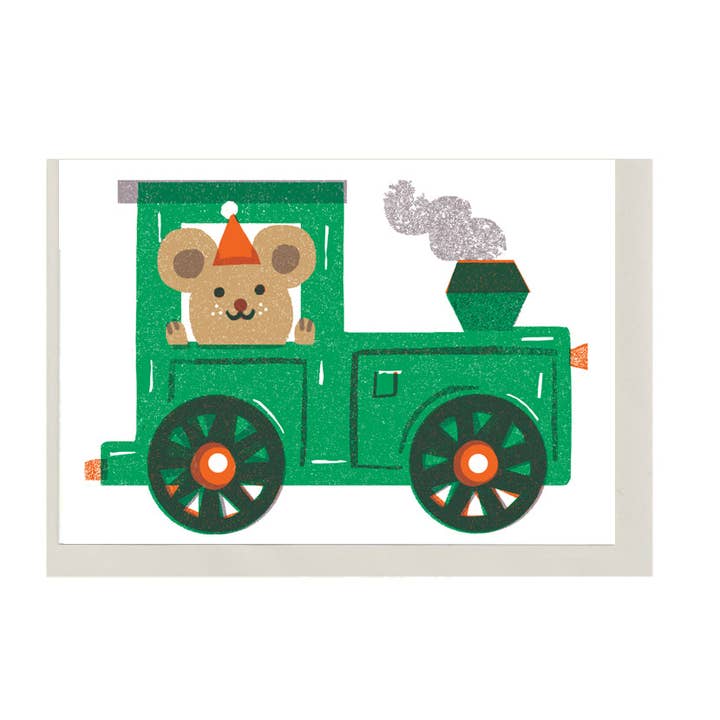Train Mini A7 Card for wholesale by The Printed Peanut Homeware & Stationery