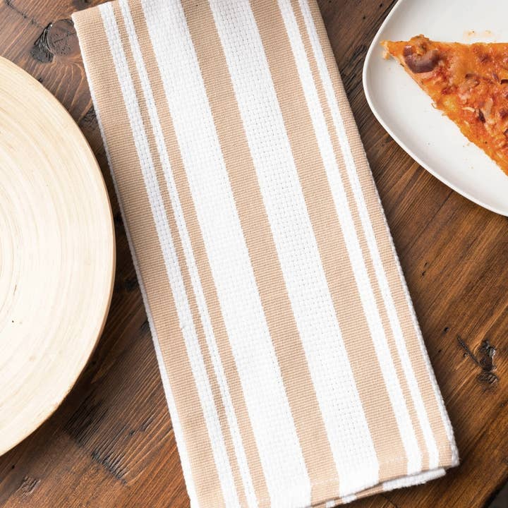 Fabstyles Broadway Stripe Cotton Kitchen Towels for wholesale by Fabstyles