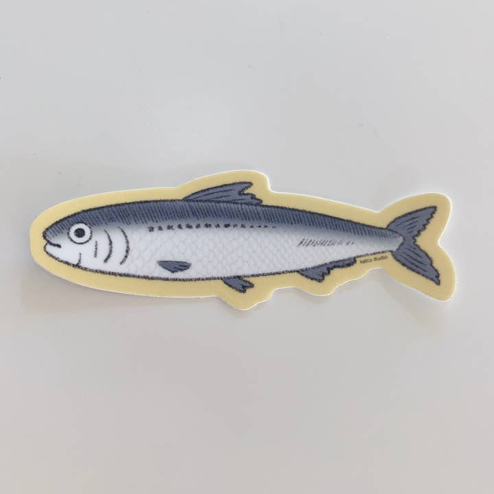 Sardine Sticker for wholesale by Katco Studio