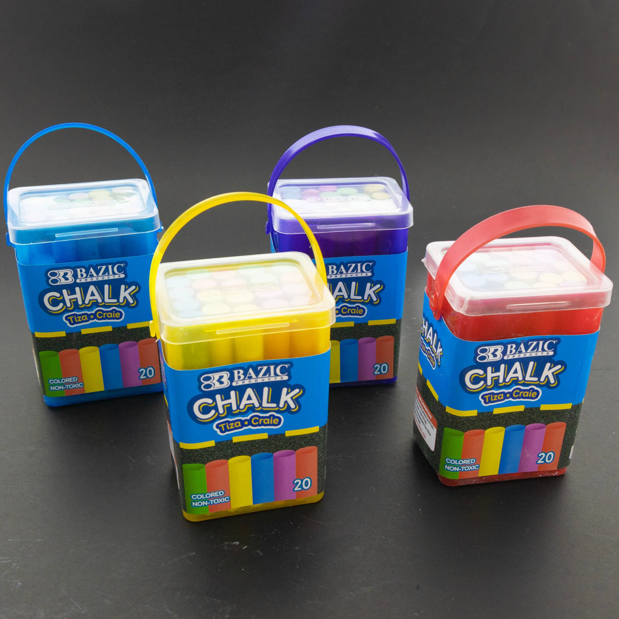 BAZIC Products - Wholesale Chalk - Color Chalk (20/Bucket)6